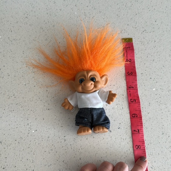 🏴 vintage Troll Doll with Orange Hair - Picture 8 of 8